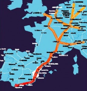 S&aacute;nchez-Barc&aacute;iztegui presenta el estudio del tercer carril como primer paso hacia el Corredor Mediterr&aacute;neo y se&ntilde;ala que estar&aacute; operativo en 2015