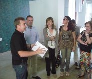 Bastidas visita la Casa Blava una vez terminada su rehabilitaci&oacute;n